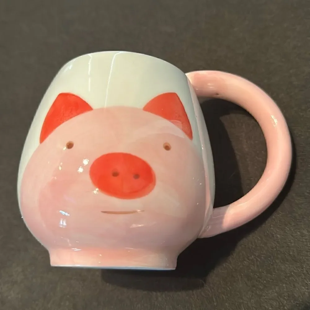 Pig Mug and Spoon Gift Set 15oz Capacity NEW